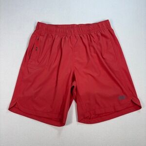 Saxx 9" Gainmaker 2in1 Shorts Men's XL Red Lined BallPark Pouch Stretch Logo Gym